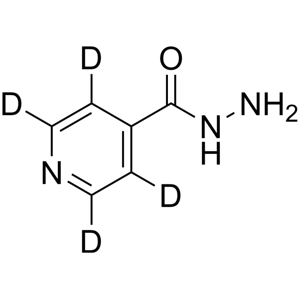 Isoniazid-d4 (INH-d4; Isonicotinic acid hydrazide-d4; Isonicotinic hydrazide-d4)